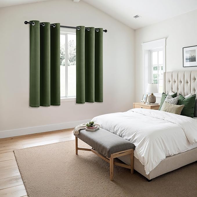 MIULEE Blackout Curtains for Bedroom Living Room 2 Panels, Thermal Insulated - Image 6