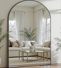 Prywot Full Length Mirror, Oversized 81"x41" Arched-Top Floor Mirror, Free by Prywot