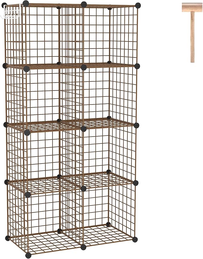 C&AHOME Wire Cube Storage, 8 by CAHOME