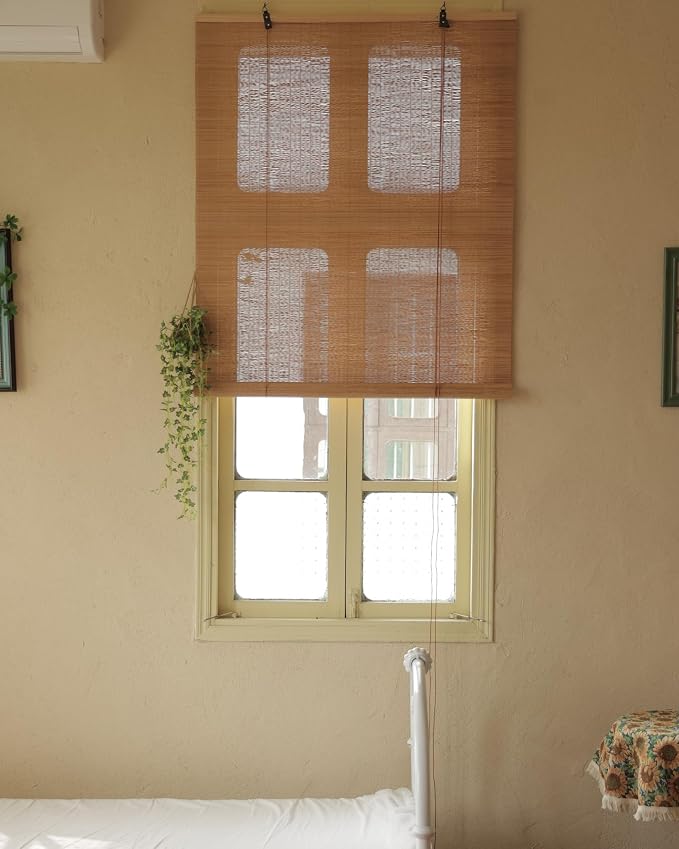 35" Wx72 H Bamboo Blinds Roller Shades - Image 9
