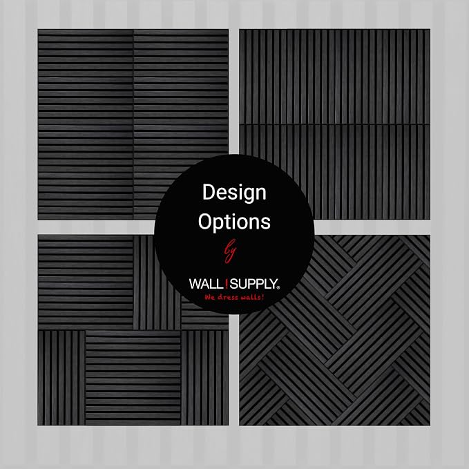 Wall!Supply 3D Soundproof Wall Panels – Acoustic Anthracite Finish – EPS Foam - Image 7