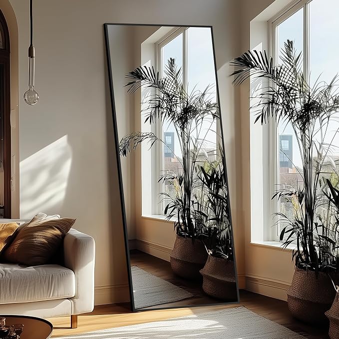 Delma Full Length Standing Mirror, Large Floor Mirror - Image 2