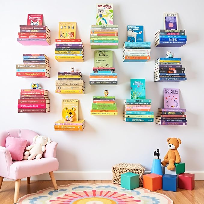 xympo Floating Invisible Bookshelf Wall Mounted - Image 2