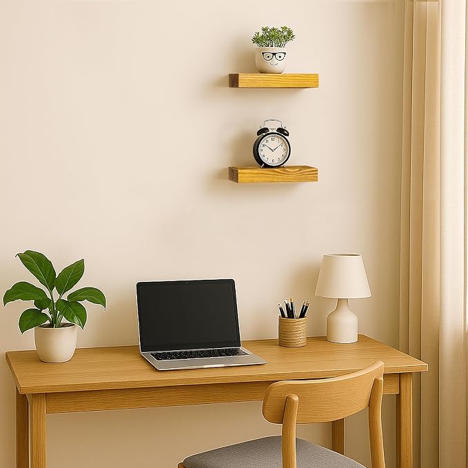 BGMG Small Wood Floating Shelves - Image 2