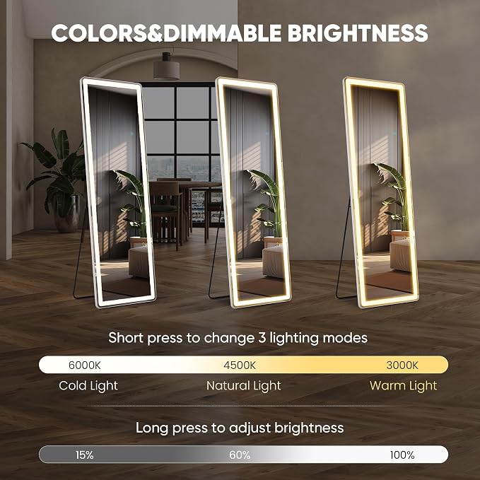 DUMOS LED Mirror Full Length - Image 3