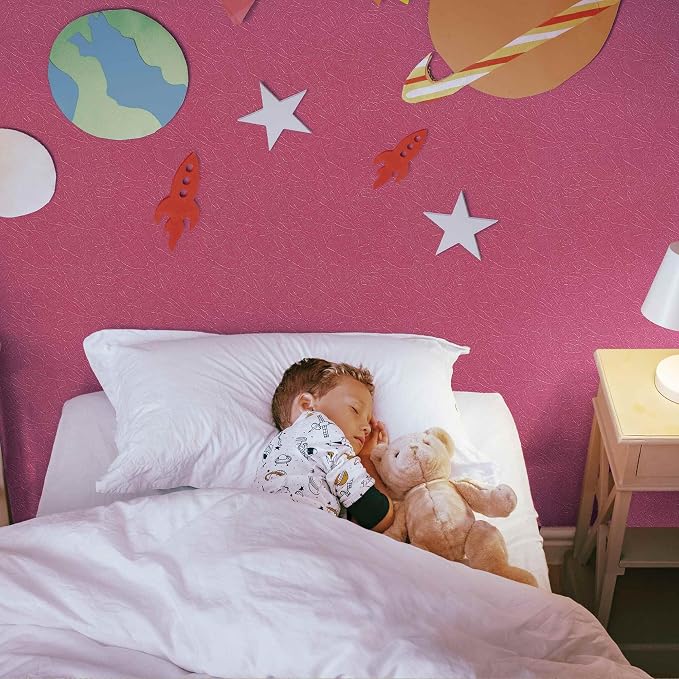 Rose Red Peel and Stick Self Adhesive Wallpaper - Image 2