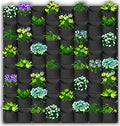 SunVara Vertical Wall Planter 64 Pockets Living Wall Garden by SunVara