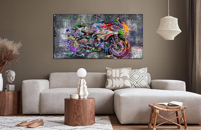 SIXTTART Banksy Motorcycles Wall-Art - Image 8