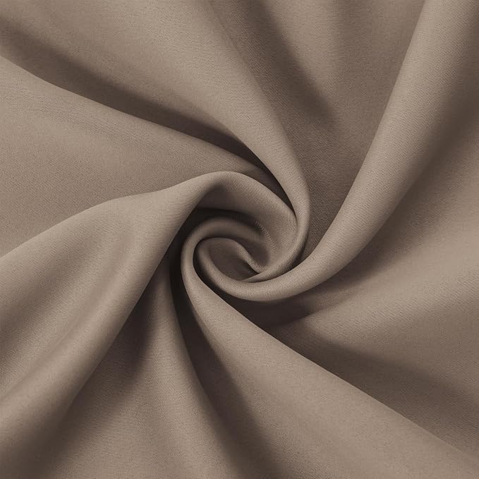 LEMOMO Cappuccino Thermal Blackout Curtains/52 x 54 Inch/Set of 2 Panels Room - Image 5