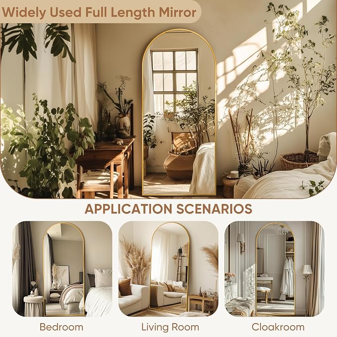 Full Length Mirror, Tall Mirrors Body Floor Mirror - Image 7