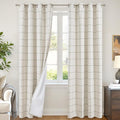 Lajode Linen Blackout Curtains for Living Room by Lajode