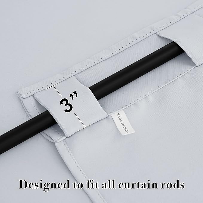 RYB HOME Blackout Curtains for Bedroom, Window Shades Thermal Insulating - Image 5