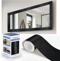 TIANLDD 27 FT Wood Grain Wallpaper Border, Removable Waterproof Mirror Border by TIANLDD