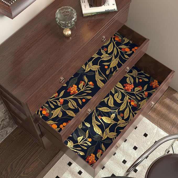 Extra Long Dark Floral Peel and Stick Wallpaper - Image 2