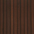 FunStick 16"x472" Brown Wood Slats Peel and Stick Wallpaper Waterproof Dark by FunStick