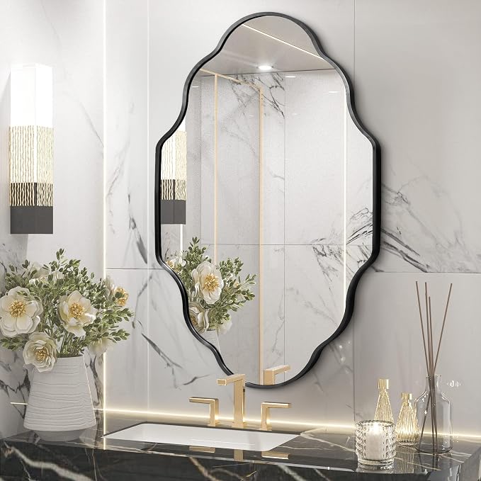 Scalloped Mirror for Bathroom - Image 4