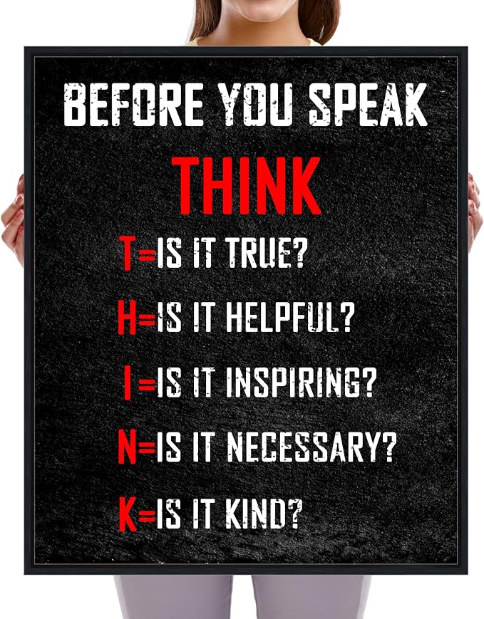 Pyradecor Large Inspirational Poster Black Framed Canvas Wall Art Motivational - Image 7