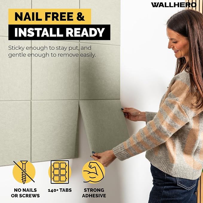 WALLHERO Corkboards for Wall, Pin Up Board, Office Board for Wall, Big Bulletin - Image 2
