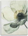 Sage Green Wall Art, flower pictures wall decor, Minimalist Modern Gold Green by JolyWell