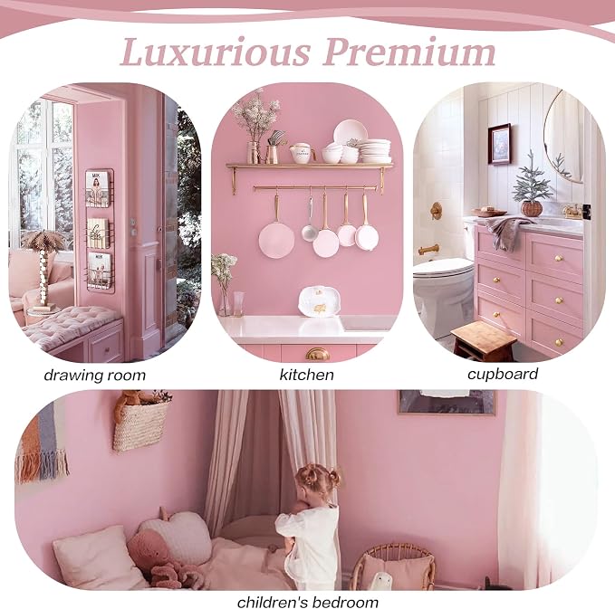 Dimoon 17.7''x177'' Peel and Stick Wallpaper Pink Contact Paper - Image 8