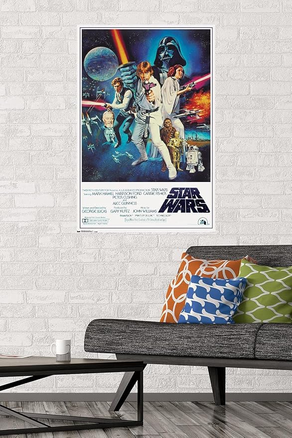 Trends International 24x36 Star Wars-V One Sheet Premium Wall Poster, 22.375" x - Image 2
