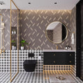 Herringbone Peel and Stick Wallpaper Geometric Wallpaper Boho Contact Paper by BOMENG
