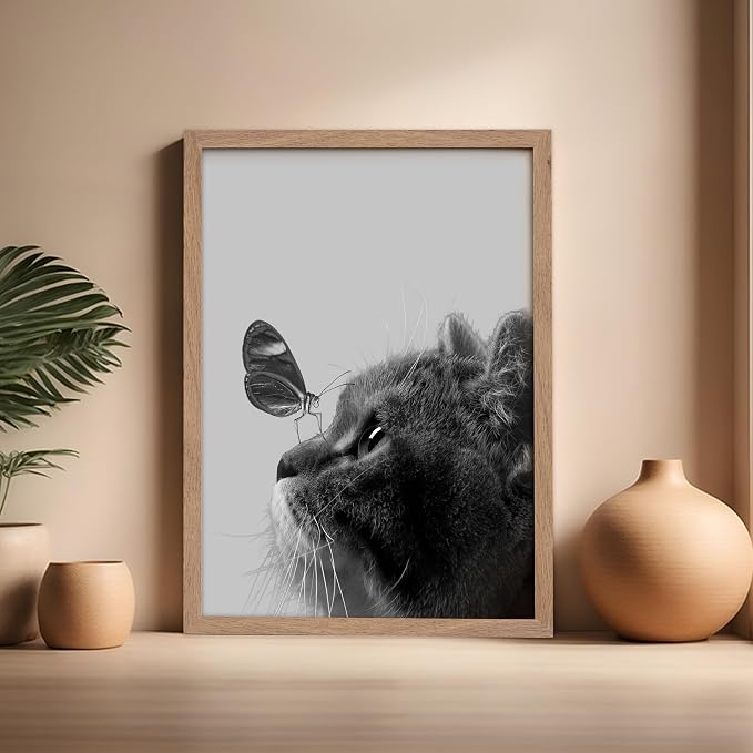 Poster Master Butterfly on Cat Print - Image 5