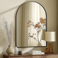 Arched Bathroom Mirror for Wall, HD Glass Over Sink for Bathroom by TRAHOME