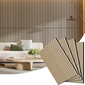 4 Pack Wood Panels for Wall, 47.24" x 23.81" Acoustic Wood Slat Wall Panel for by Vellorise