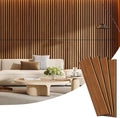 4 Pack Wood Panels for Wall, 47.24" x 12.79" Acoustic Wood Slat Wall Panel for by Vellorise