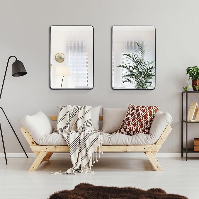 ZenStyle 2 Packs Wall Mount Mirror - Image 5