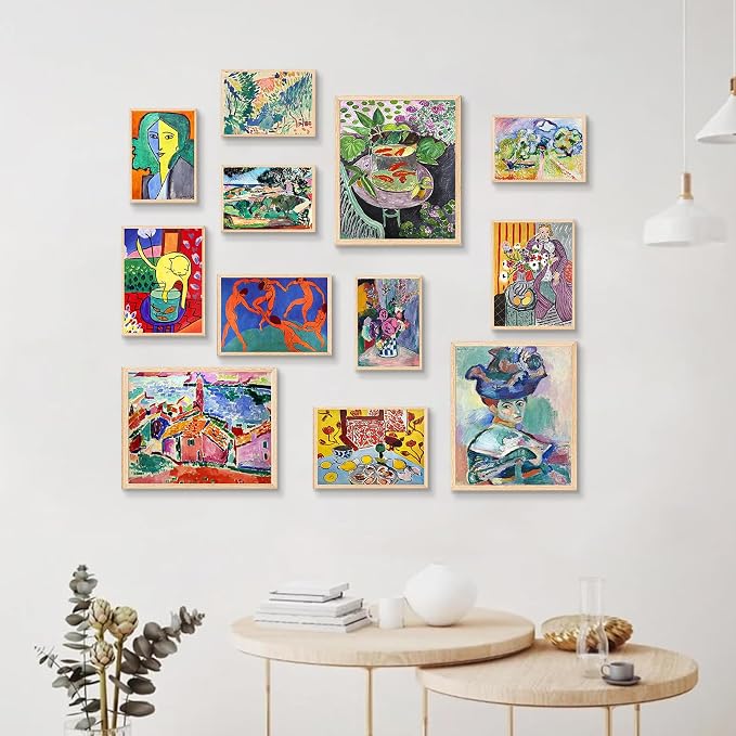 KBKBART Matisse Wall Art Prints Set of 12, Matisse Eclectic Wall Decor - Image 6