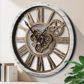 The B-Style Large Wall Clock 36 inch Moving Gear Wall Clock Oversized Vintage by TheB-StyleTB