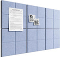 Bumusty Large Felt Bulletin Board, 30 Push Pins, 40 Adhesive Tabs, Soft by BUMUSTY