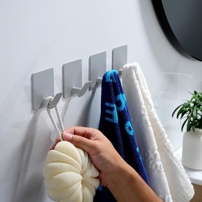 DELITON Adhesive Colorful Hanging Hooks - Image 3