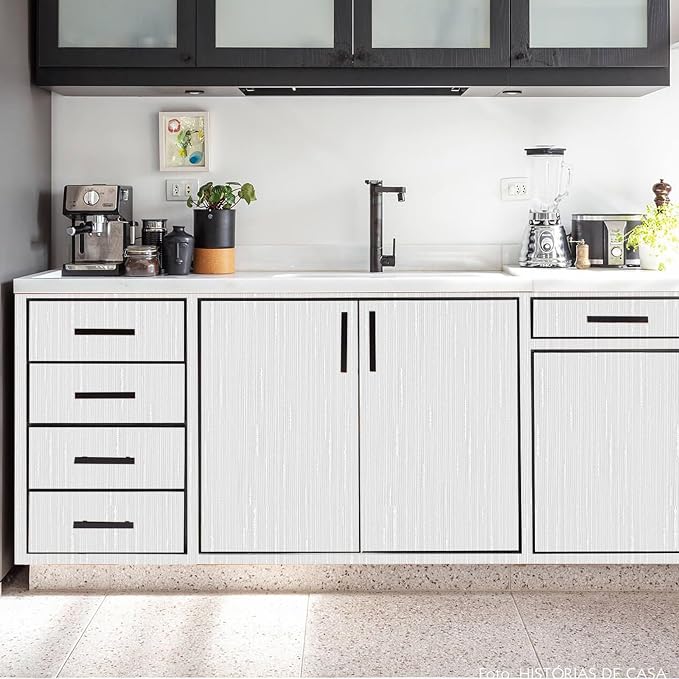 White Grasscloth Peel and Stick Wallpaper Modern Grasscloth Wallpaper 15.7" x - Image 4