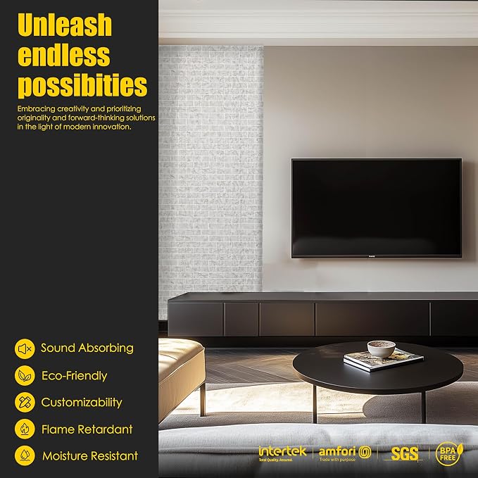 6-Pack Acoustic Panels, 6-Piece 24" X 24" High Density Sound Absorbing Panels - Image 3