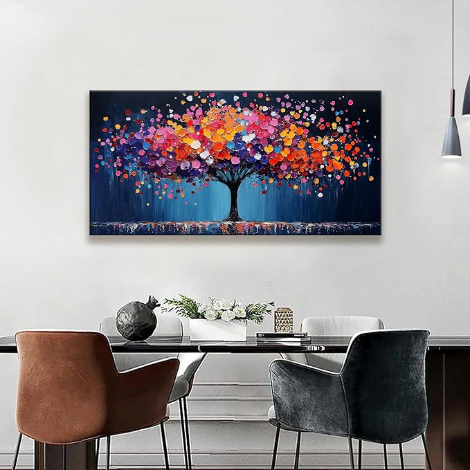 Suconvng Canvas Art Wall Decor Abstract Tree Wall Art - Image 2