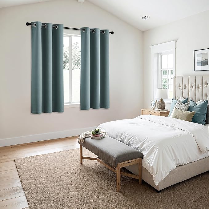 MIULEE Blackout Curtains for Bedroom Living Room 2 Panels, Thermal Insulated - Image 6