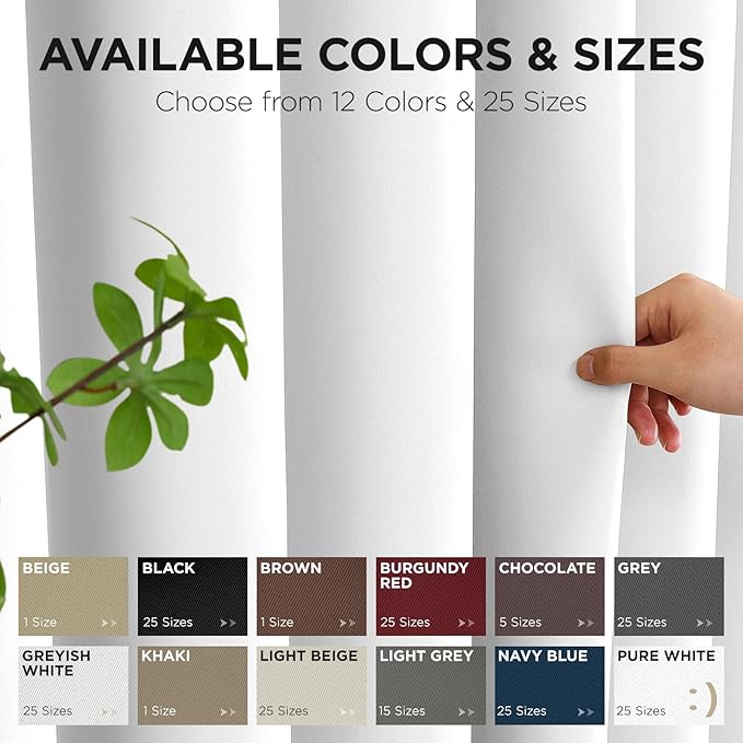 Joydeco Blackout Door Curtain for Doorway Privacy 108 Inches Long, Grommet - Image 7