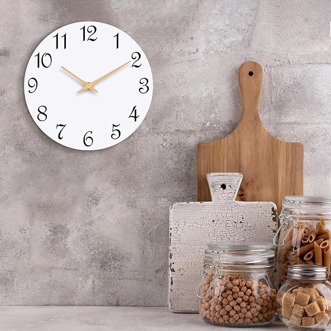 Roymnie Wall Clock, 8 Inch Modern Wall Clocks Battery Operated, Small Silent - Image 7