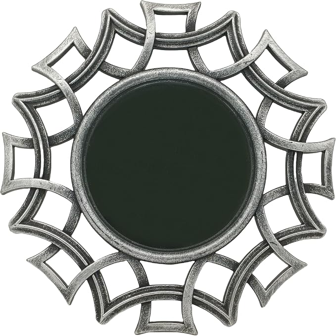 Retro Silver Mirrors for Wall Pack of 3. Round Mirrors. Decorative - Image 5