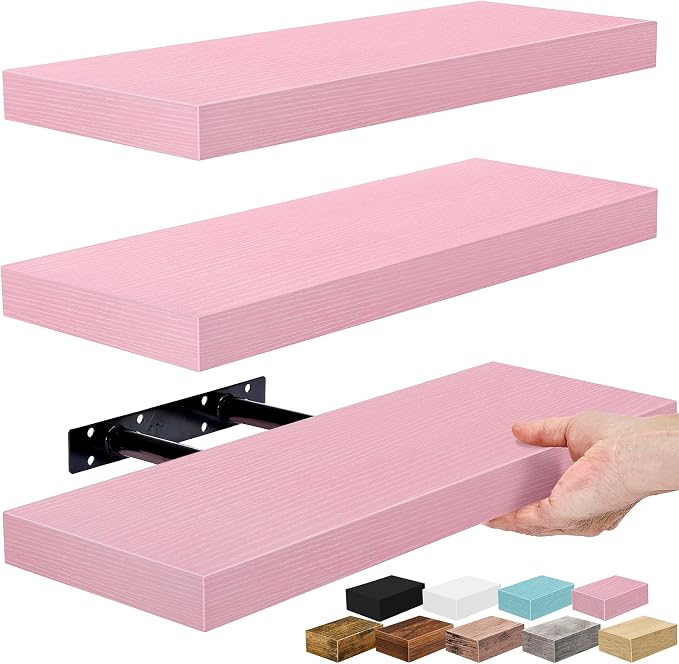 Sorbus Floating Shelves for Wall – 16 Inch Floating Shelf for Kitchen, Living by Sorbus