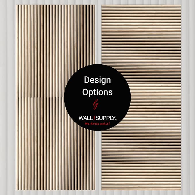 Wall!Supply 3D Wall Panels – Faux Natural Wood Round Slatted – Lightweight Foam - Image 7