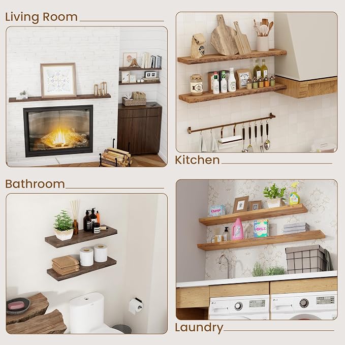 Floating Shelves for Wall Decor, Wall Shelves - Image 7
