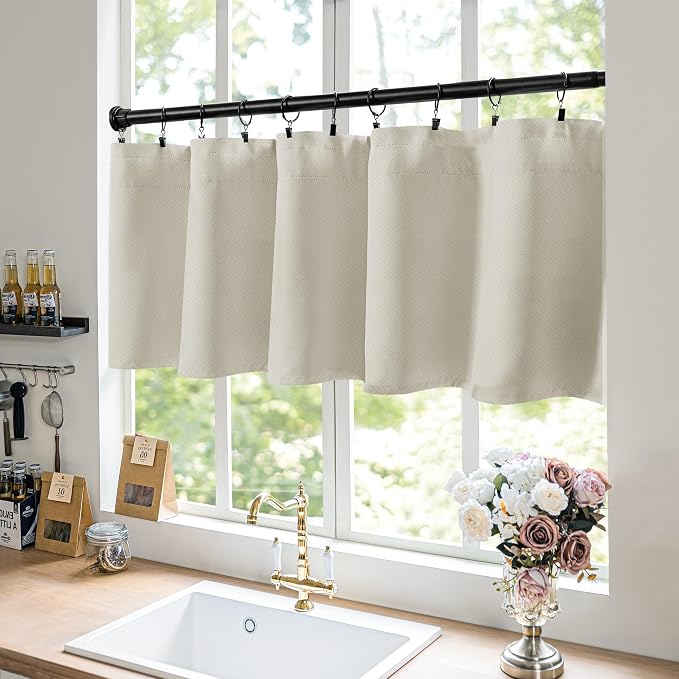 FMFUNCTEX 100% Blackout Valance Curtains - Image 4