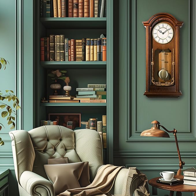 AYRELY® 26IN Grandfather Vintage Wall Clock - Image 6