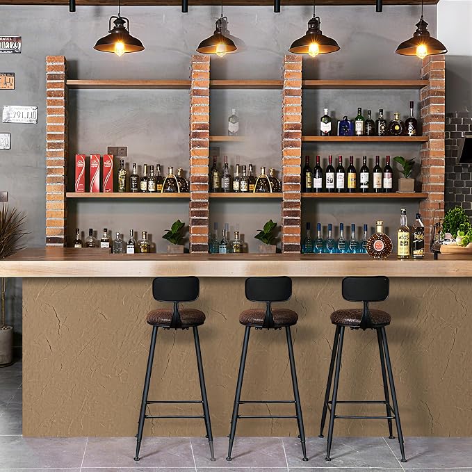 KASARO 3D Faux Stone Wall Panels, Modified Clay Material, Accent - Image 5