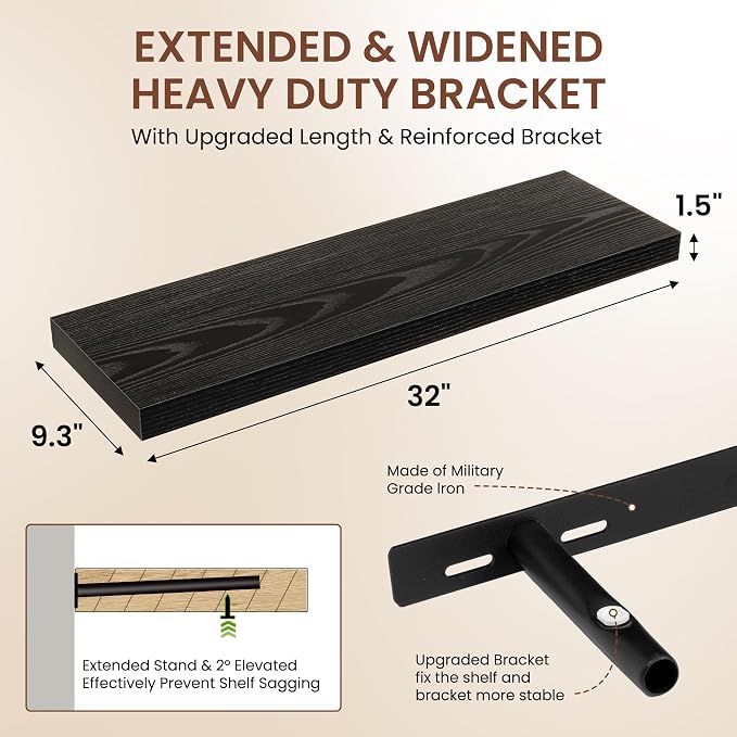 Dreamland 32 Inches Floating Shelves - Image 3