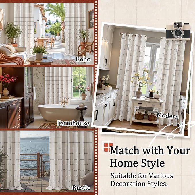 Lajode Linen Blackout Curtains for Bedroom - Image 8